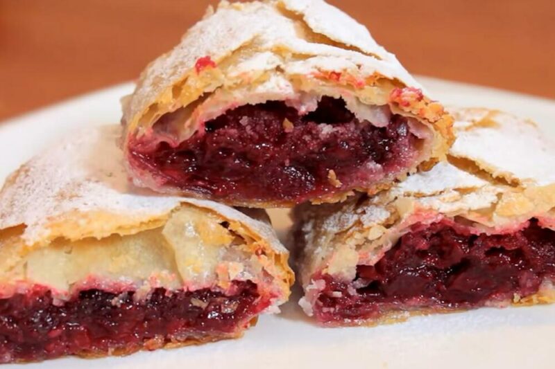 Pita od visanja na tanjiru